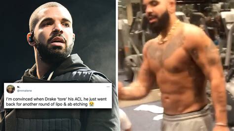 Drake shows off his new body sparking fan reactions on Twitter